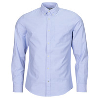Textil Homem Camisas mangas comprida Artigos De Decoração JJEOXFORD SHIRT LS Azul