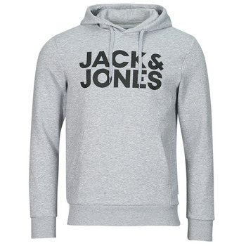 Textil Homem Sweats Jack & Jones JJECORP LOGO SWEAT HOOD Cinza
