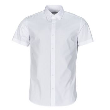 Textil Homem Camisas mangas curtas Tops / Blusas JJJOE SHIRT SS PLAIN Branco