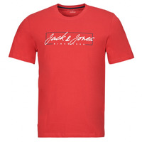 Textil Homem T-Shirt mangas curtas T-shirt à Manches Courtes Swim Logo JJZURI TEE SS CREW NECK Vermelho