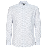Textil Homem Camisas mangas comprida Artigos De Decoração JJJOE PRINT SHIRT LS SS24 Branco