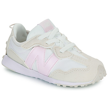 Sapatos Rapariga Sapatilhas New Balance 327 Bege / Branco / Rosa