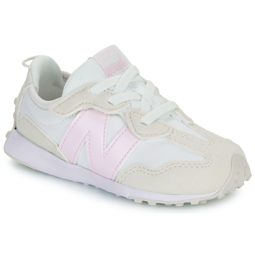 Sapatos Rapariga Sapatilhas New Balance 327 Bege / Branco / Rosa