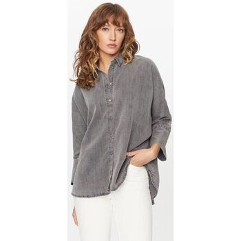 Textil Mulher camisas Only 15297780 GRACE-GREY DENIM Cinza