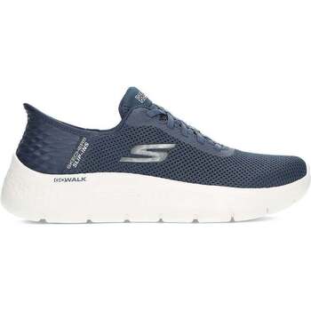 Sapatos Mulher Sapatilhas Skechers SLIP-INS GO WALK TÊNIS FLEX 124975 Azul