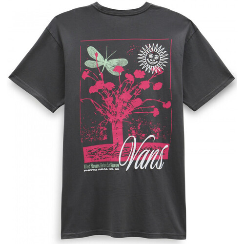 Textil Homem T-shirts e Pólos Vans Wildflower photo negative vintage ss tee Cinza