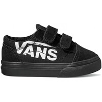 Sapatos Criança Sapatos estilo skate men Vans Old skool v logo Preto