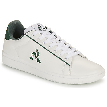 Sapatos Homem Sapatilhas PINKO logo-embroidered canvas combat boots Black LCS COURT CLEAN Branco / Verde