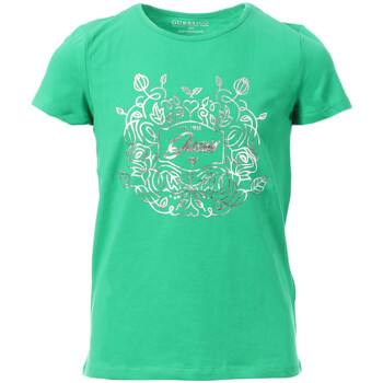 Textil Rapariga T-shirts e Pólos Guess  Verde