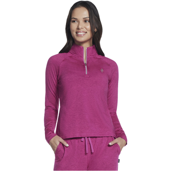 Textil Mulher Casacos fato de treino 216015-NVGY Skechers Ultra Go Lite Full Zip Hoodie Rosa