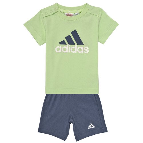 Textil Rapaz Todos os fatos de treino Adidas brand Sportswear I BL CO T SET Marinho / Verde