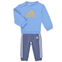 Textil Rapaz Todos os fatos de treino Adidas moldeadas Sportswear I BOS LOGO JOG Azul / Amarelo