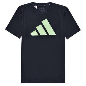 Textil Rapaz T-Shirt mangas curtas Adidas laptop Sportswear U TR-ES LOGO T Carvão / Verde