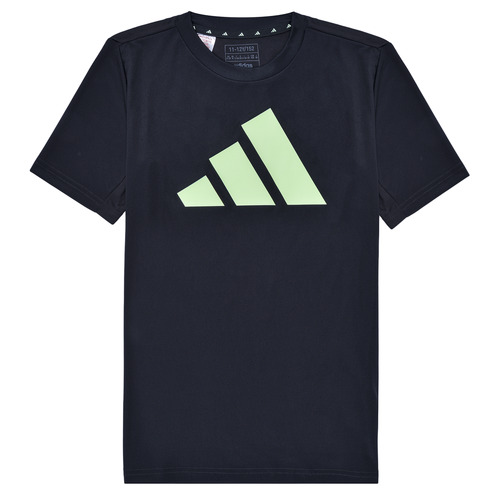 Textil Rapaz D2 Stencil Jersey T-shirt Adidas Sportswear U TR-ES LOGO T Carvão / Verde