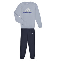 Textil Rapaz Todos os fatos de treino Adidas Sportswear J BL FL TS Marinho / Azul / Branco