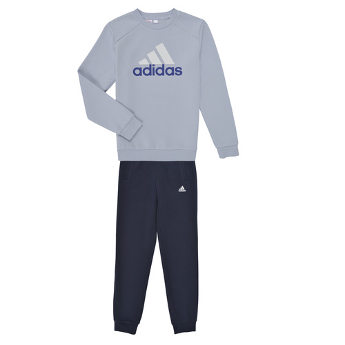 Textil Rapaz Todos os fatos de treino Adidas tracksuit Sportswear J BL FL TS Marinho / Azul / Branco