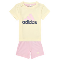 Textil Rapariga Todos os fatos de treino Baby Adidas Sportswear I BL CO T SET Cru / Rosa