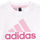 Textil Rapariga Todos os fatos de treino Adidas gratis Sportswear LK BL CO T SET Rosa / Branco