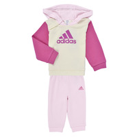 Textil Rapariga Todos os fatos de treino Baby Adidas Sportswear I CB FT JOG Rosa / Cru