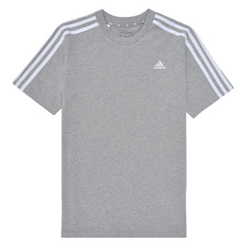Textil chartça T-Shirt mangas curtas Adidas Sportswear U 3S TEE Cinza / Branco