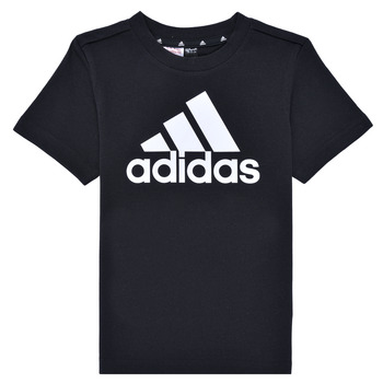 Textil Criança T-Shirt mangas curtas adidas jersey Sportswear LK BL CO TEE Preto / Branco
