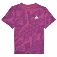 TeSuper Rapariga T-Shirt mangas curtas Adidas Sportswear LK CAMLOG Violeta