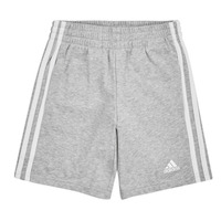Textil Criança Shorts / Bermudas Adidas Sportswear LK 3S SHOR Cinza / Branco