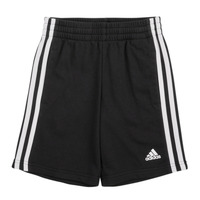 Textil Criança Shorts / Bermudas wool adidas Sportswear LK 3S SHORT Preto / Branco
