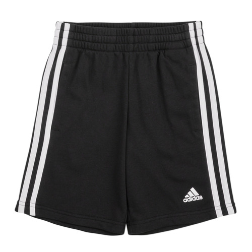 Textil Criança Shorts / Bermudas adidas full Sportswear LK 3S SHORT Preto / Branco
