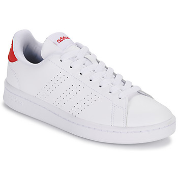 Sapatos Sapatilhas white adidas Sportswear ADVANTAGE Branco / Vermelho