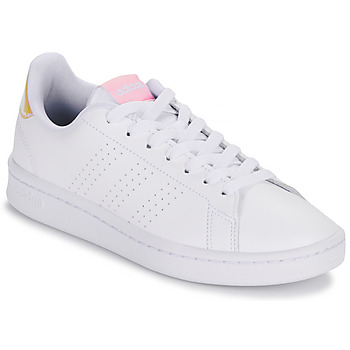 Sapatos Mulher Sapatilhas ballerine Adidas Sportswear ADVANTAGE Branco / Multi