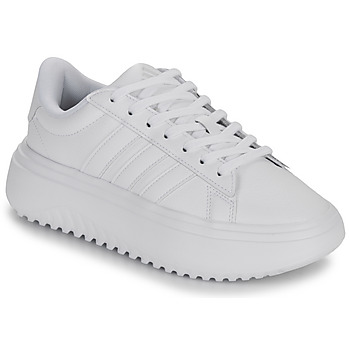 Sapatos Mulher Sapatilhas Print adidas Sportswear GRAND COURT PLATFORM Branco