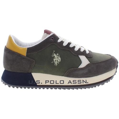 Sapatos Homem Sapatilhas U.S Polo righe Assn. CLEEF005 Castanho