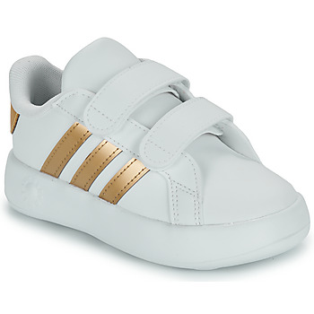 Sapatos Rapariga Sapatilhas Adidas Sportswear GRAND and 2.0 CF I Branco / Ouro