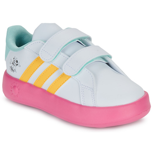 Sapatos Rapariga Sapatilhas gazelle adidas Sportswear GRAND COURT MINNIE CF I Branco / Rosa