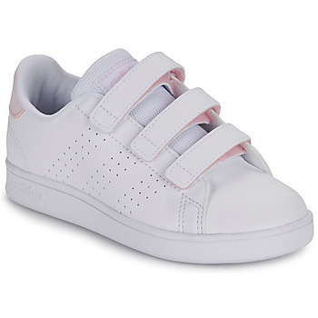 Sapatos Rapariga Sapatilhas wear adidas Sportswear ADVANTAGE CF C Branco / Rosa