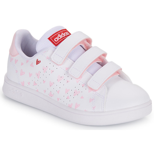 Sapatos Rapariga Sapatilhas adidas cw7433 Sportswear ADVANTAGE CF C Branco / Rosa