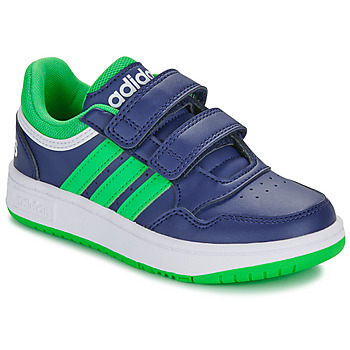 Sapatos Rapaz Sapatilhas Adidas Sportswear HOOPS 3.0 CF C Azul / Verde