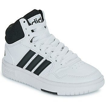 Sapatos starça Sapatilhas de cano-alto Adidas Sportswear HOOPS 3.0 MID K Branco / Preto