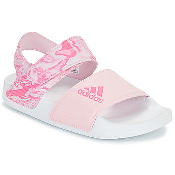 Sapatos Rapariga Sandálias adidas for Sportswear ADILETTE SANDAL K Rosa / Branco