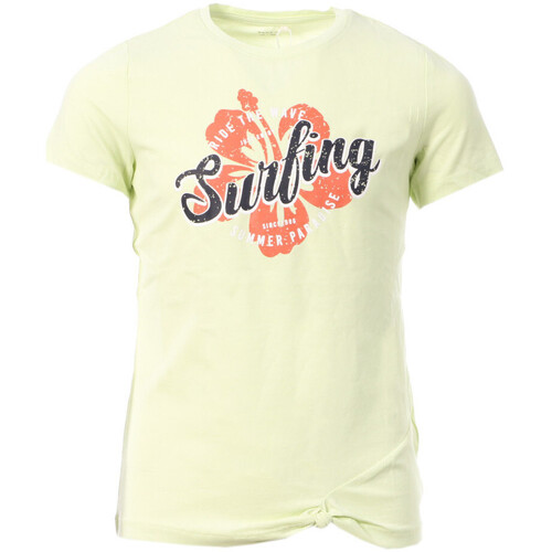 Textil Rapariga T-shirt à col ras du cou x Raf Simons avec broches sur le devant Name it  Amarelo