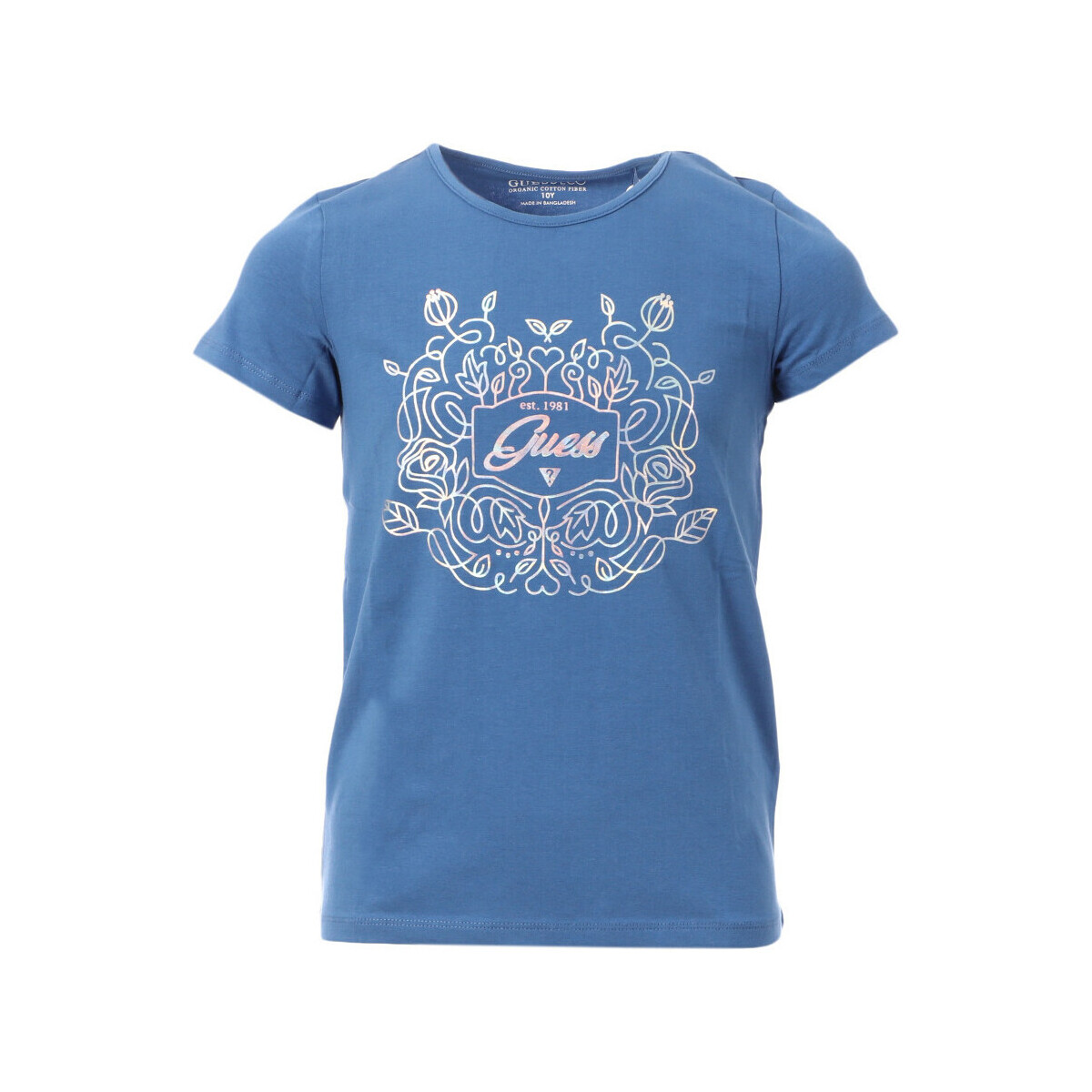 Textil Rapariga T-shirts e Pólos Guess  Azul