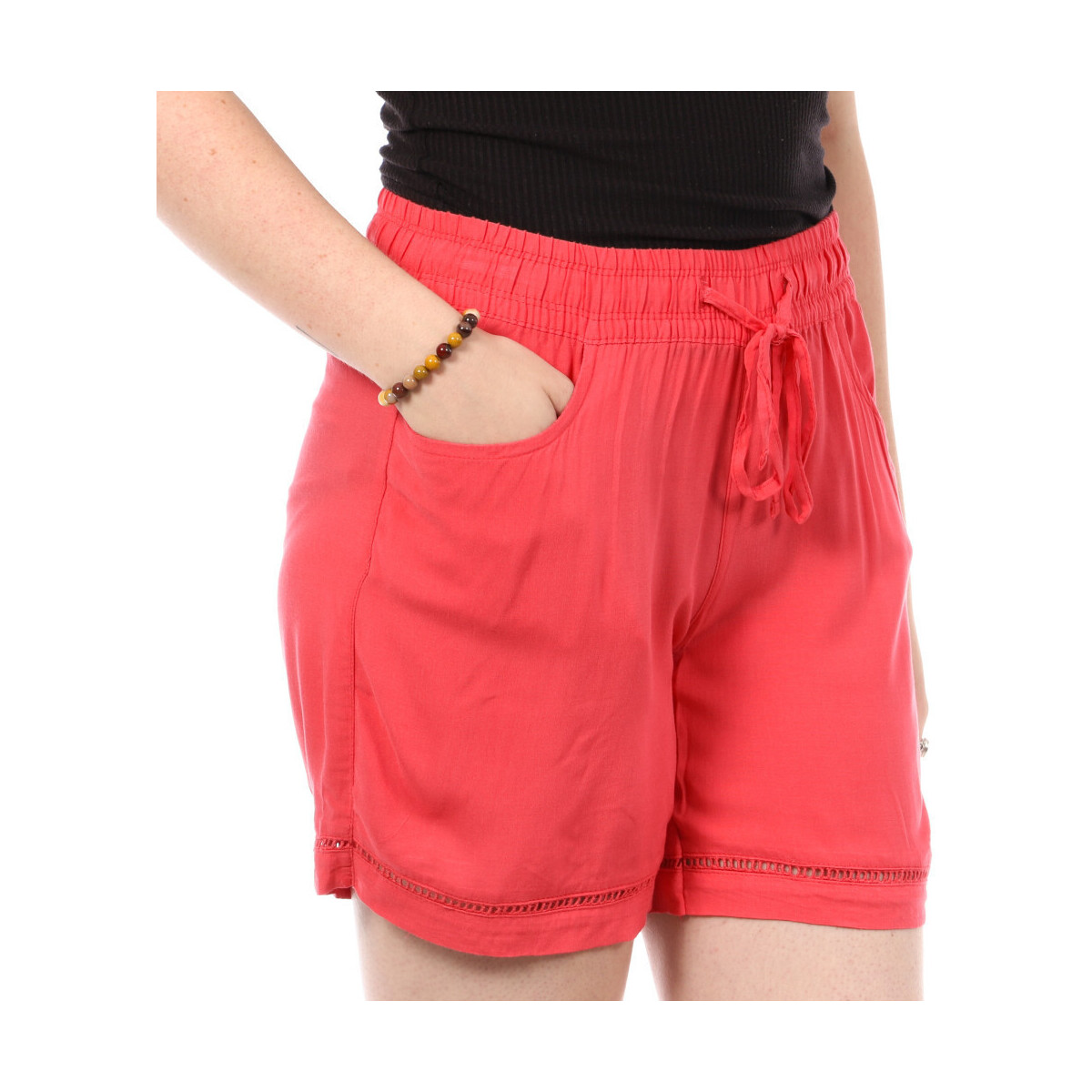 Textil Mulher Shorts / Bermudas Sublevel  Rosa