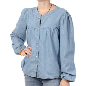 Textil Mulher T-shirt icona compridas JDY  Azul