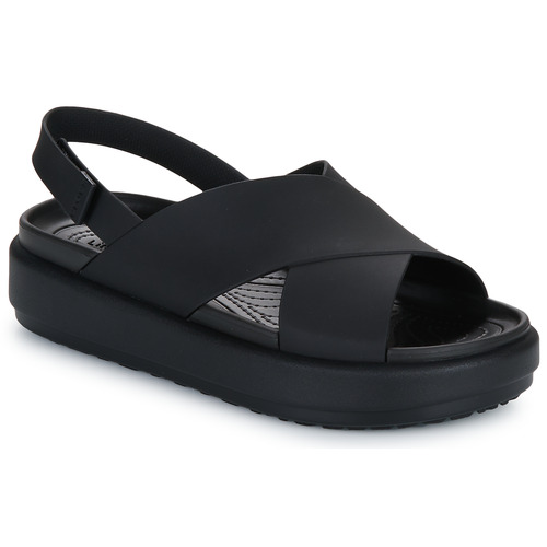 Sapatos Mulher Sandálias Crocs swiftwater BROOKLYN LUXE X-STRAP Preto