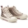 Sapatos Mulher Botins Tommy Hilfiger HIGH TOP LACEUP SNEAKER Rosa