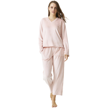 Textil Mulher Pijamas / Camisas de dormir J&j Brothers JJBDP0202 Rosa