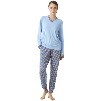 Textil Mulher Pijamas / Camisas de dormir J&j Brothers JJBDP0901 Azul
