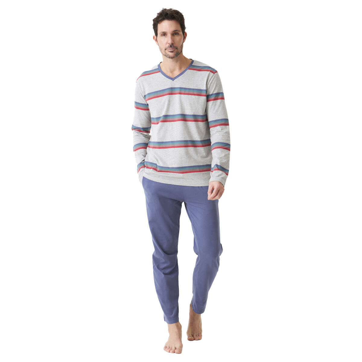 Textil Homem Pijamas / Camisas de dormir J&j Brothers JJBDP5600 Multicolor