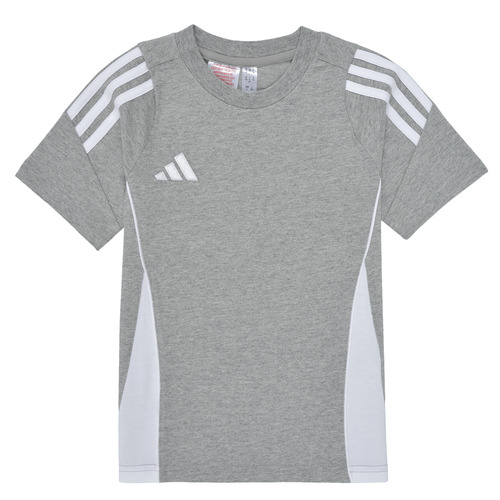 Textil Criança T-Shirt mangas curtas adidas Trainer Performance TIRO24 SWTEEY Cinza / Branco